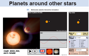 Circular motion and extrasolar planets