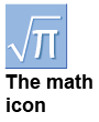 Mathematics content icon in <i>Essential Physics</i>