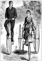 Why did old bicycles have such large wheels?