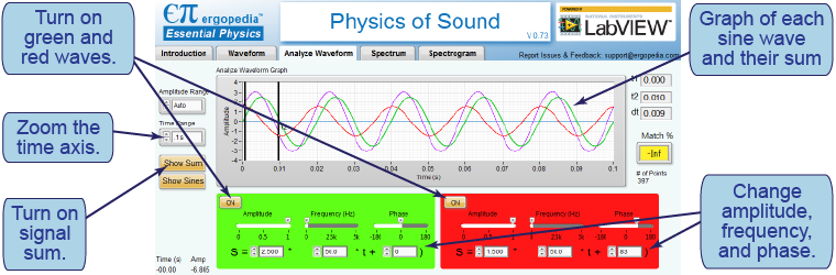 How to use the wave simulator