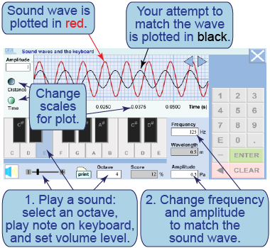 How to use the keyboard sound simulation