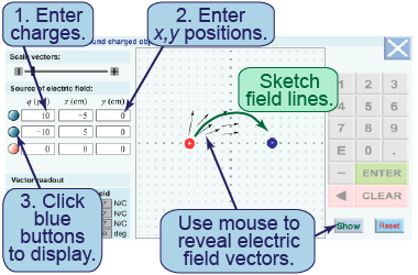 How to plot multiple charges with the simulation