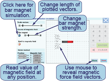 How to use the bar magnet interactive simulation