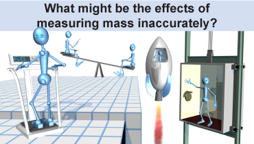 What might be the effects of measuring your mass inaccurately?