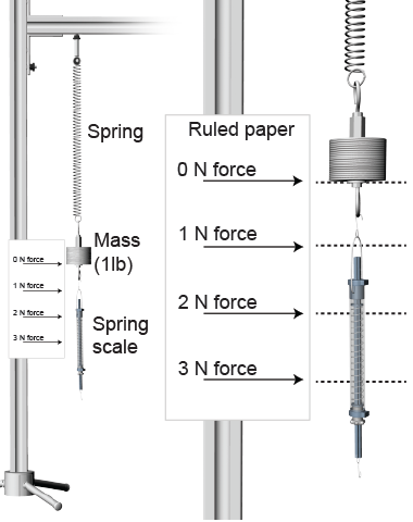 Diagram of equipment for the investigation