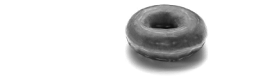 Is the center of mass inside or outside the doughnut?