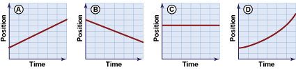 Which graph shows the least amount of movement?