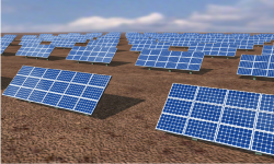 Photovoltaic cells arranged in solar arrays